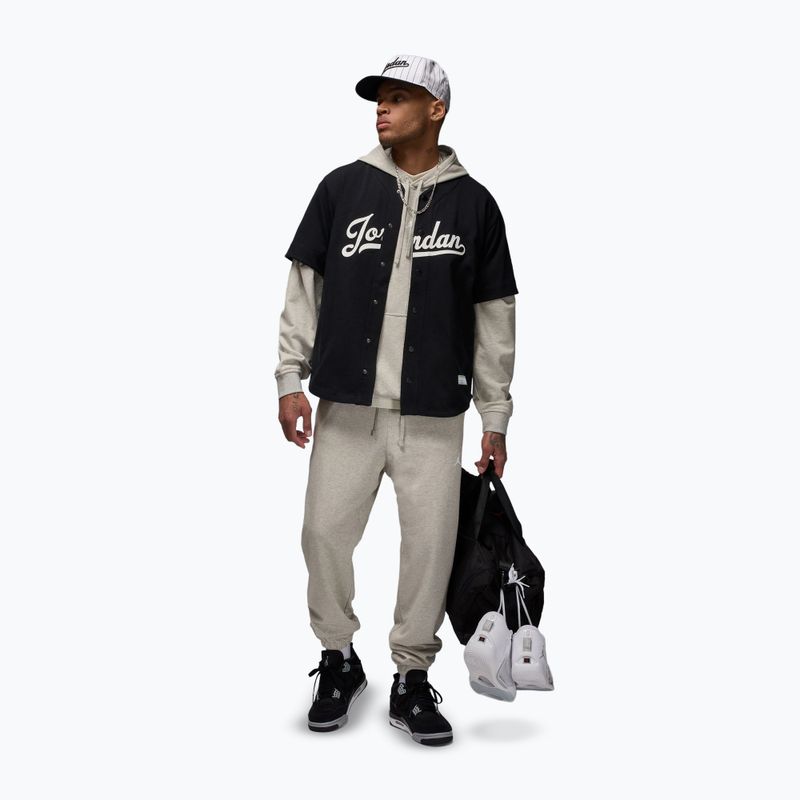 Men's sweatshirt Nike Sport Crossover Dri-Fit grey heather/white 2