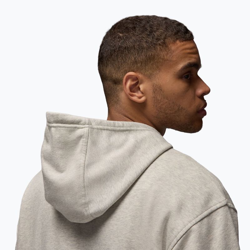 Men's sweatshirt Nike Sport Crossover Dri-Fit grey heather/white 5