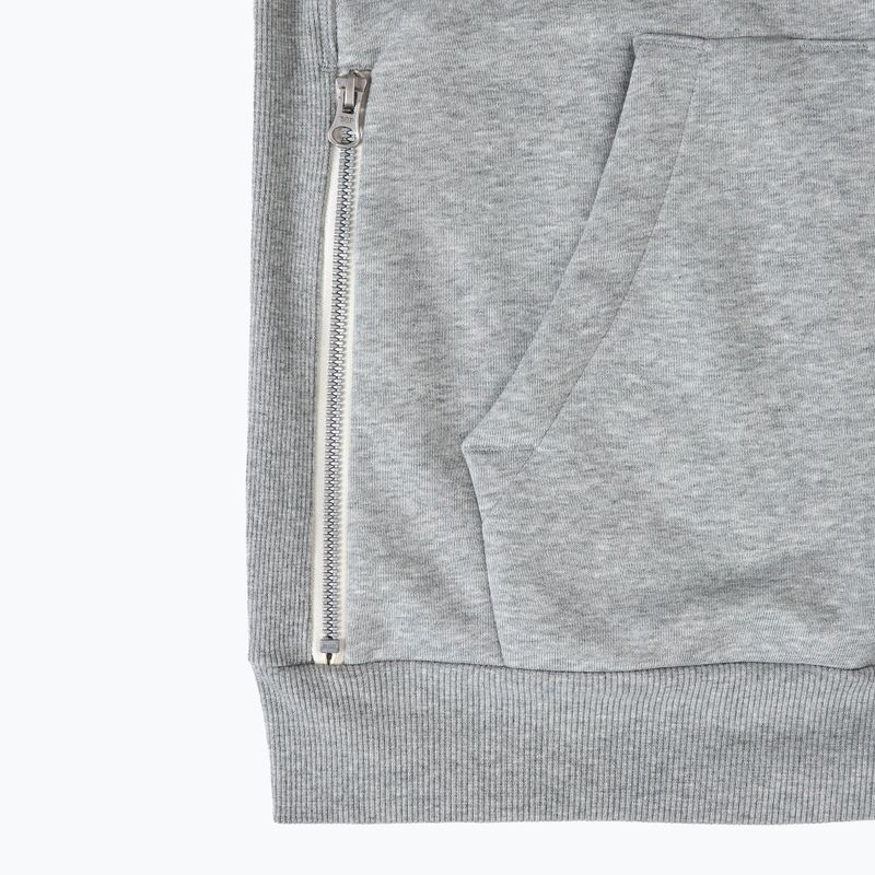 Men's basketball sweatshirt Nike Standard Issue Dri-Fit Hoodie dark grey heather/pale ivory 5