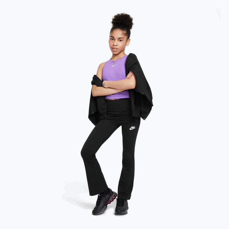 Children's leggings Nike Sportswear Classic black/white 2