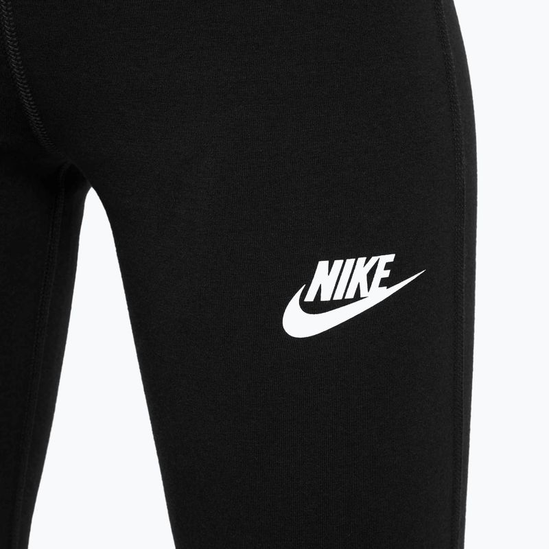 Children's leggings Nike Sportswear Classic black/white 4