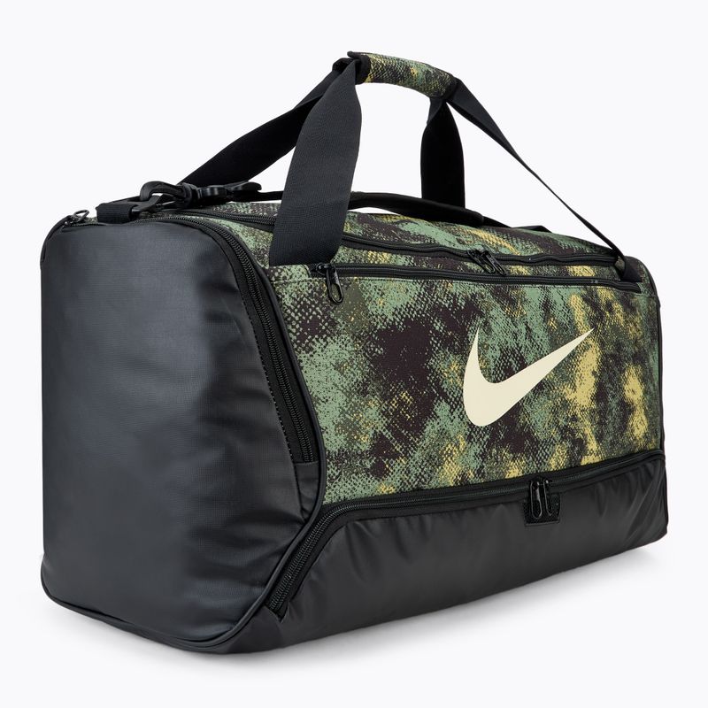 Nike Brasilia 9.5 60 l training bag oil green/black/coconut milk 2