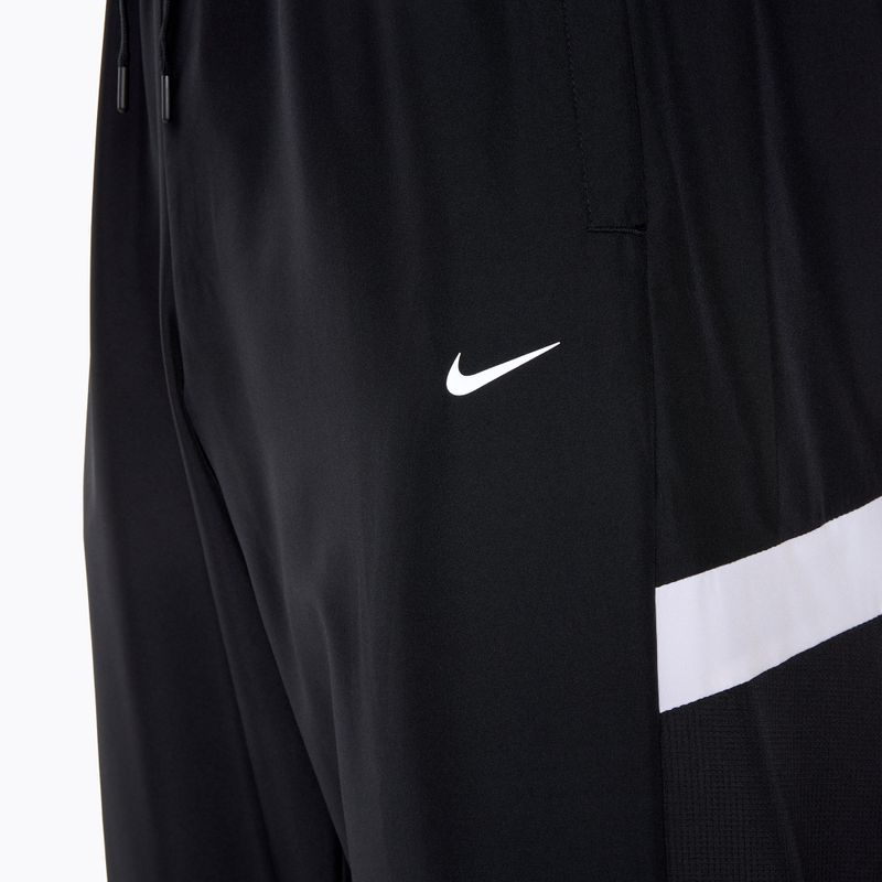 Men's basketball trousers Nike Icon Woven black/black/white/white 3