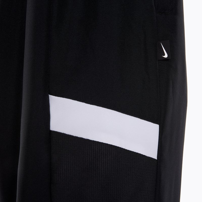 Men's basketball trousers Nike Icon Woven black/black/white/white 4