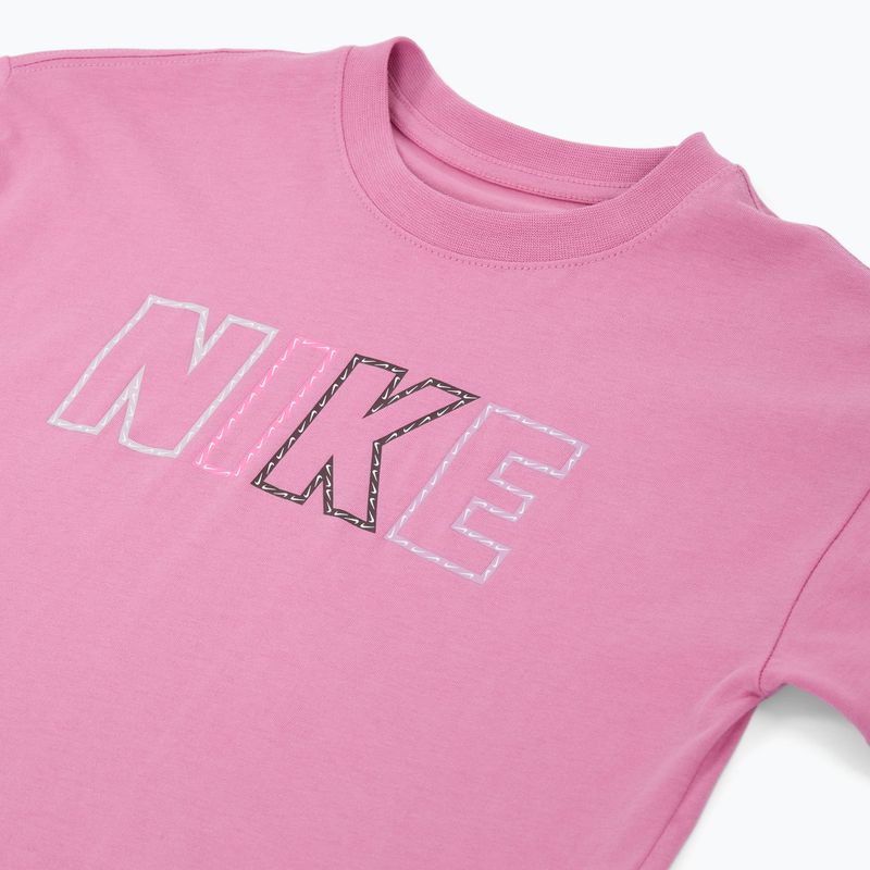 Nike Sportswear Essential magic flamingo children's t-shirt 3