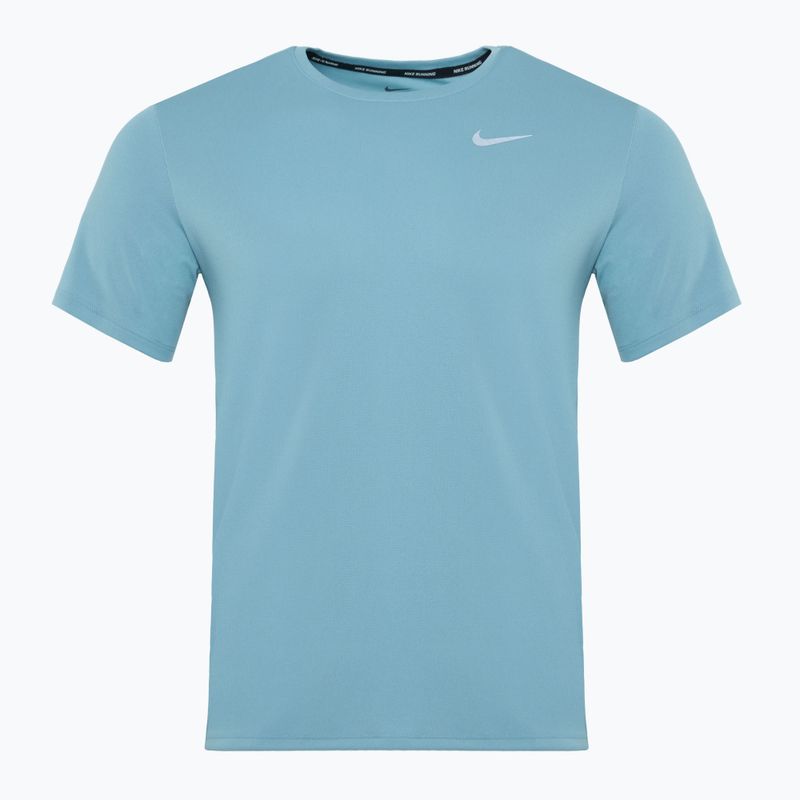 Men's Nike Miler Dri-Fit UV denim turquoise running shirt