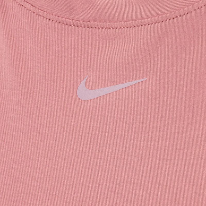 Nike One Classic Dri-Fit women's t-shirt canyon pink/black 3