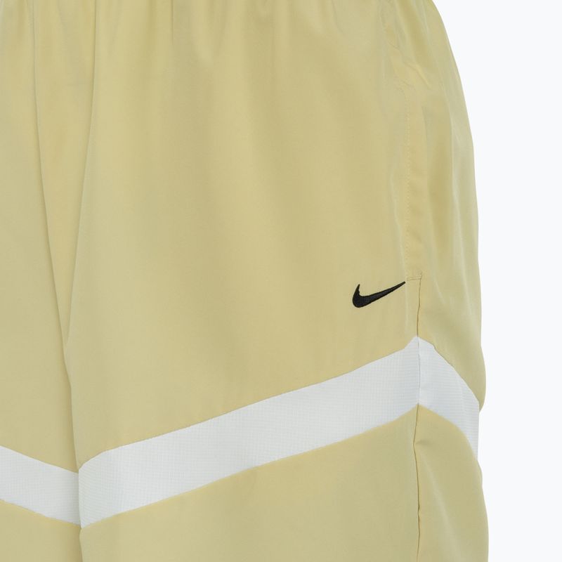 Men's basketball shorts Nike Icon Dri-Fit 6" team gold/team gold/white/black 3