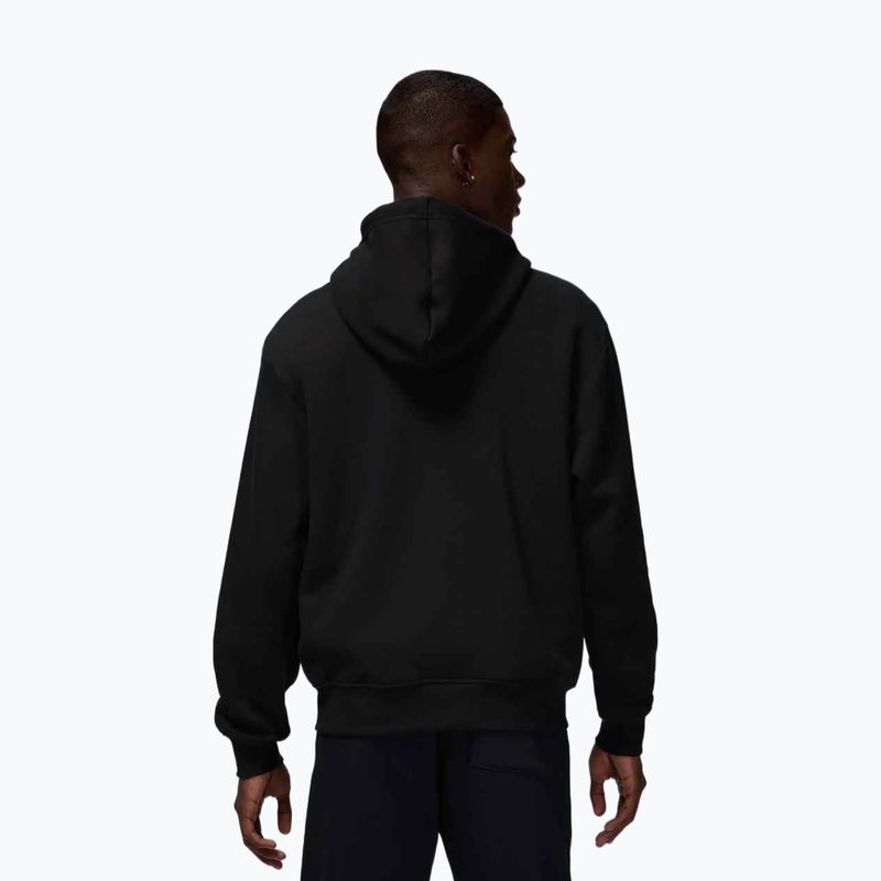 Men's sweatshirt Jordan Brooklyn Fleece Full Zip black/white 3