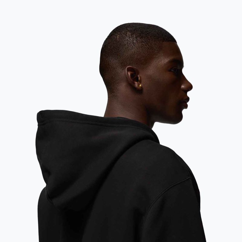 Men's sweatshirt Jordan Brooklyn Fleece Full Zip black/white 5