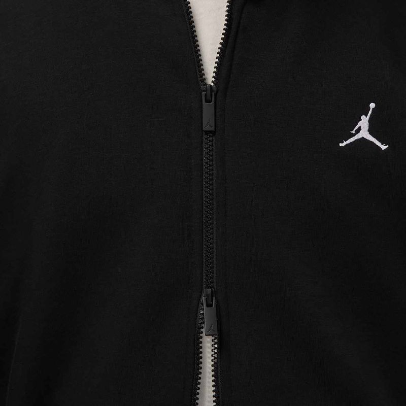 Men's sweatshirt Jordan Brooklyn Fleece Full Zip black/white 6