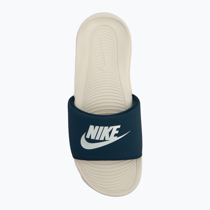 Men's Nike Victori One Slide flip-flops armory navy / light orewood brown / sail 5