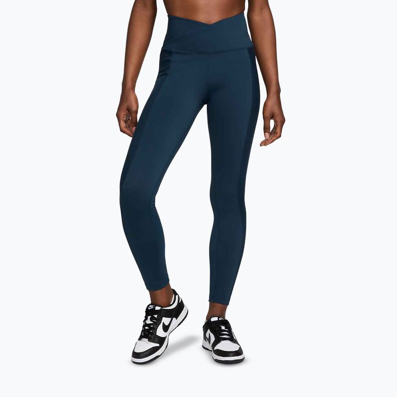 Women's leggings Nike One Wrap High-Waist 7/8 armory navy