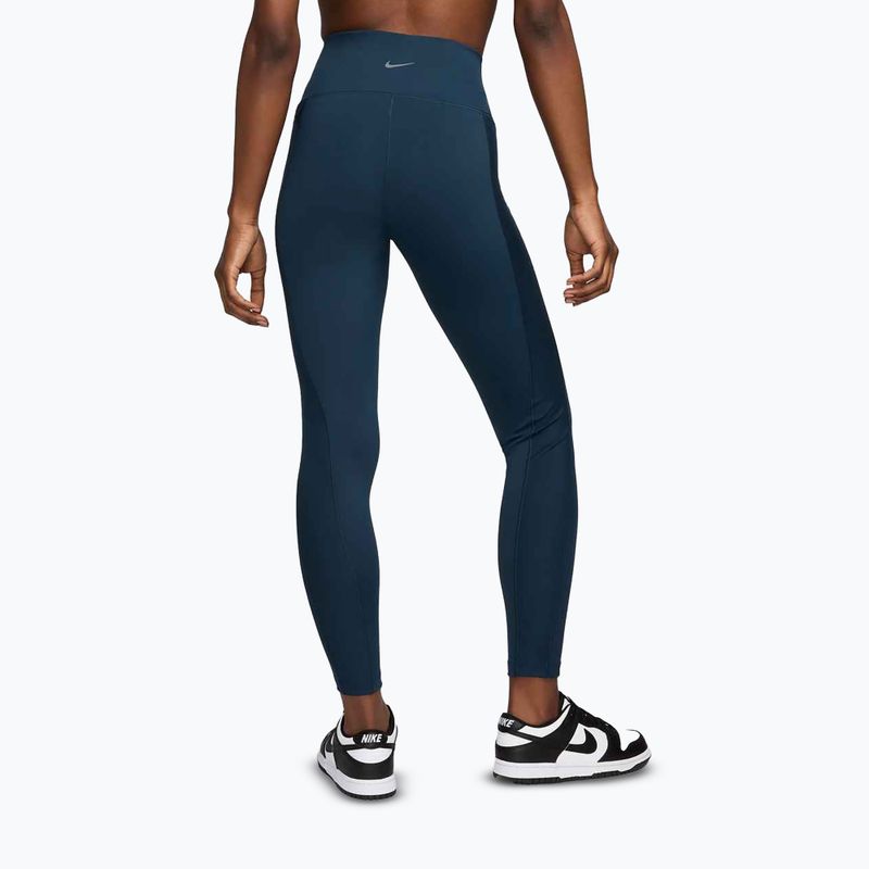 Women's leggings Nike One Wrap High-Waist 7/8 armory navy 3