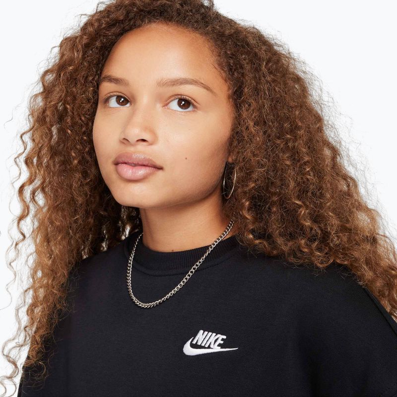Nike Sportswear Club Fleece black/white children's sweatshirt 4