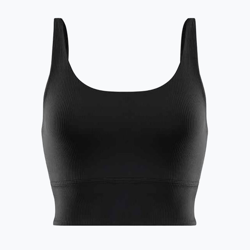 Training bra Nike Zenvy Rib Light Support Longline black/black 10