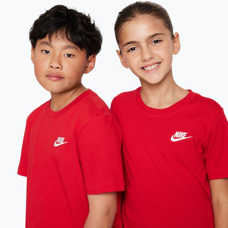 Children's T-shirt Nike Sportswear university red 4