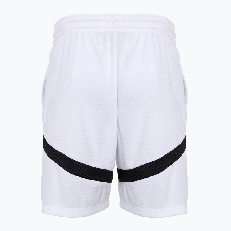 Men's basketball shorts Nike Icon Dri-Fit 8" white/white/black/black 2