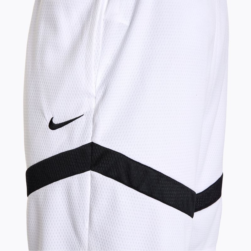 Men's basketball shorts Nike Icon Dri-Fit 8" white/white/black/black 4