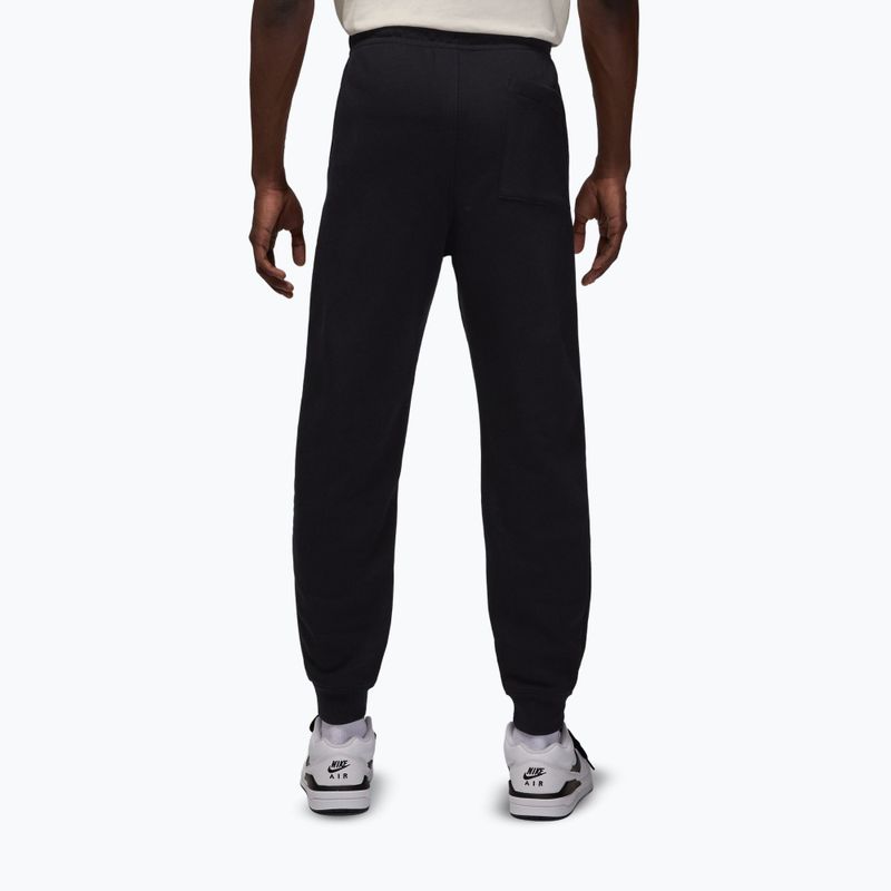 Men's trousers Jordan Brooklyn Fleece black/white 2