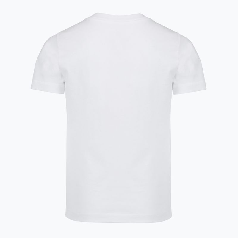 Children's T-shirt Nike Sportswear white/obsidian/university red 2