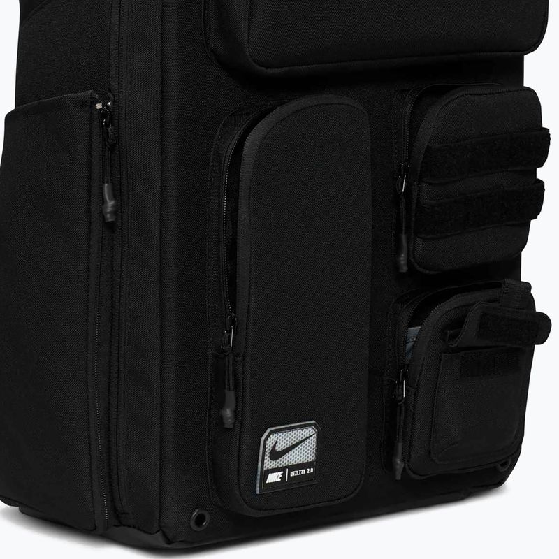 City backpack Nike Utility Elite 37 L black/black/white 8
