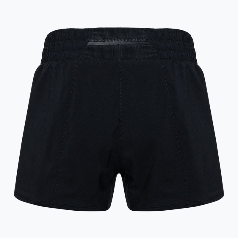 Women's Nike One Dri Fit running shorts black/white 2