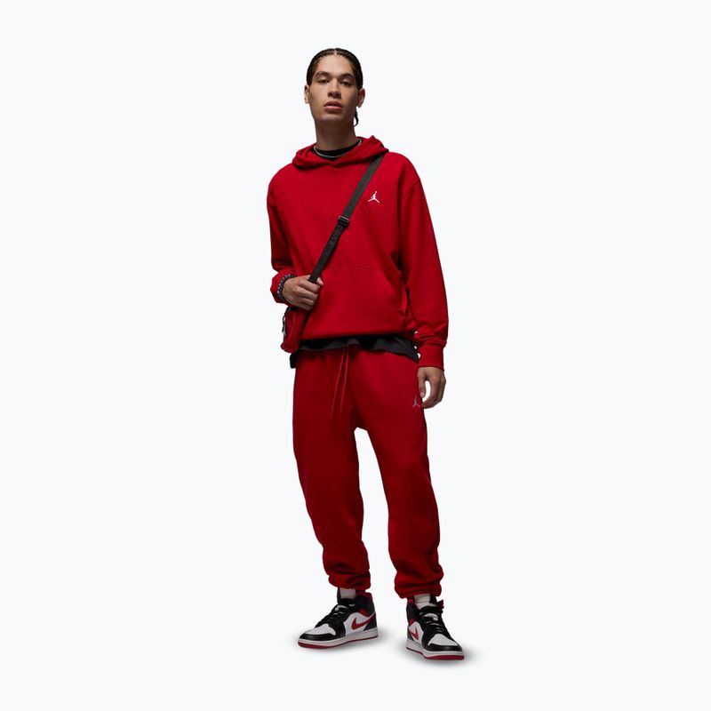 Men's trousers Jordan Brooklyn Fleece gym red/white 2