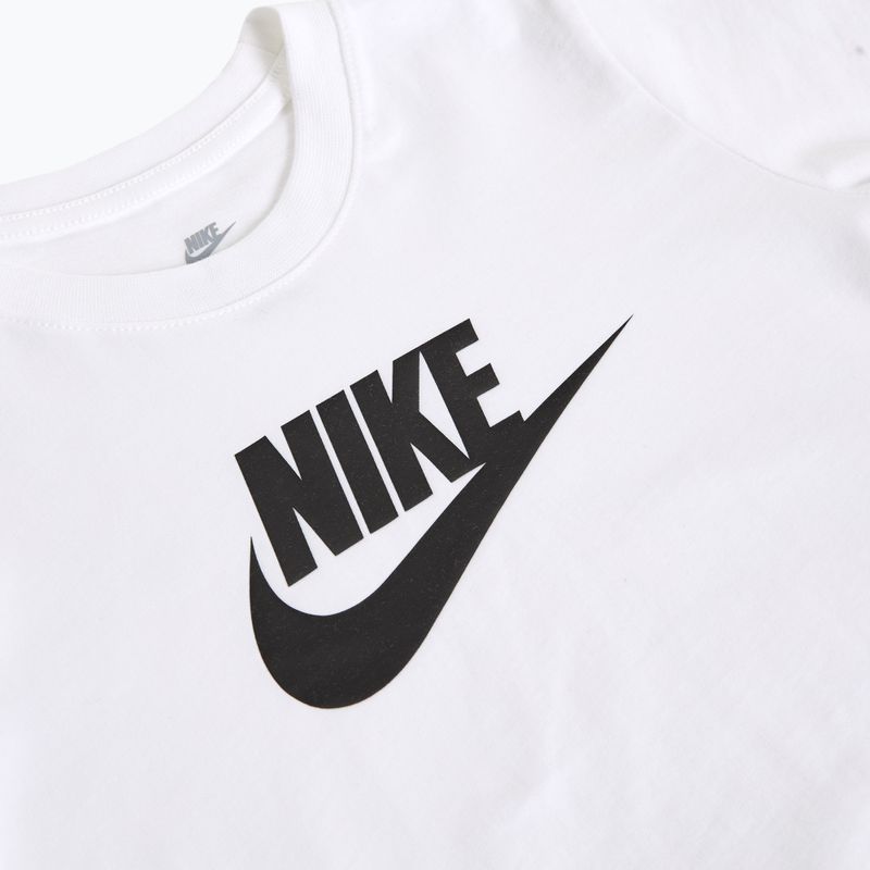 Nike Sportswear Cropped white children's t-shirt 3