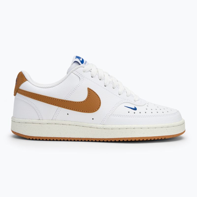 Nike Court Vision Low women's shoes Next Nature white/game royal/sail/flax 2