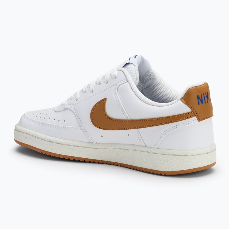 Nike Court Vision Low women's shoes Next Nature white/game royal/sail/flax 3