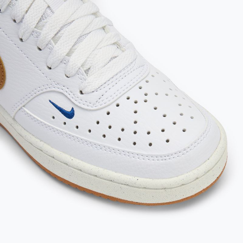 Nike Court Vision Low women's shoes Next Nature white/game royal/sail/flax 7