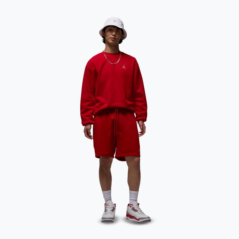 Men's sweatshirt  Jordan Brooklyn Fleece Crew gym red/white 2