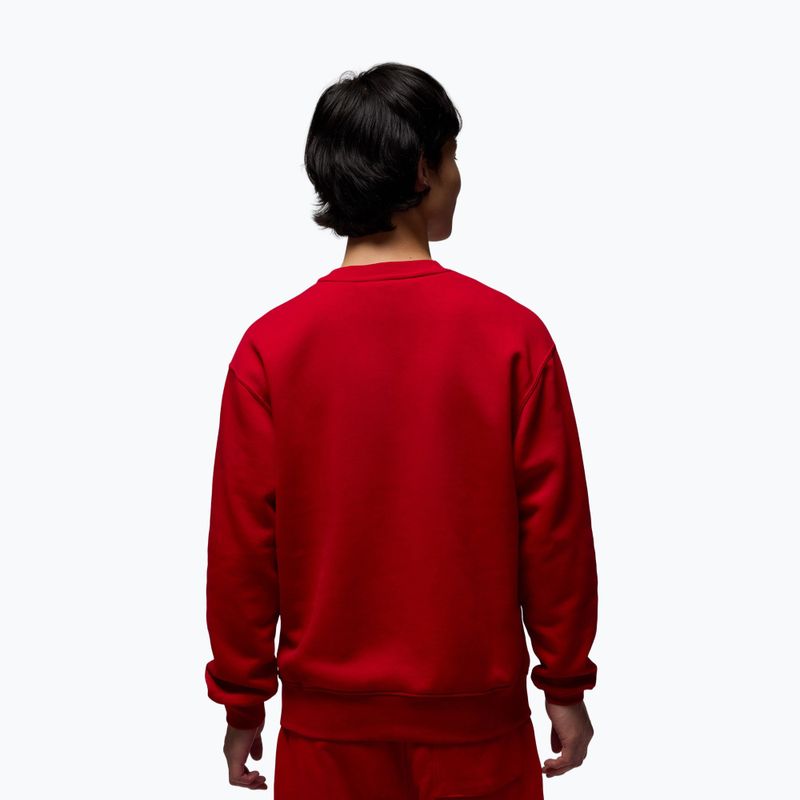 Men's sweatshirt  Jordan Brooklyn Fleece Crew gym red/white 3