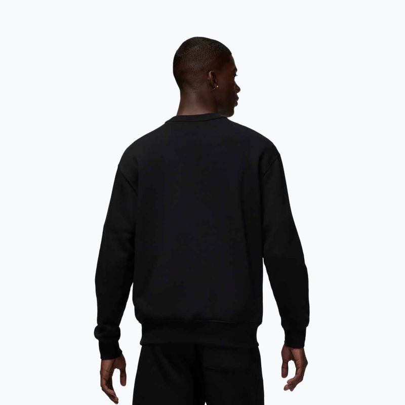 Men's sweatshirt  Jordan Brooklyn Fleece Crew black/white 3