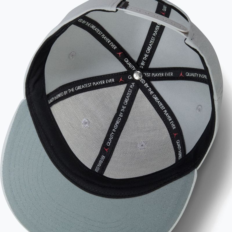 Baseball cap Nike Jordan Jumpman Pro light smoke grey/smoke grey/white 4