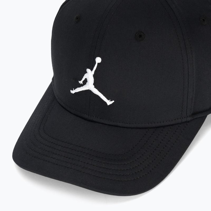 Baseball cap Nike Jordan Rise Structured Curved-Bill black/white 3
