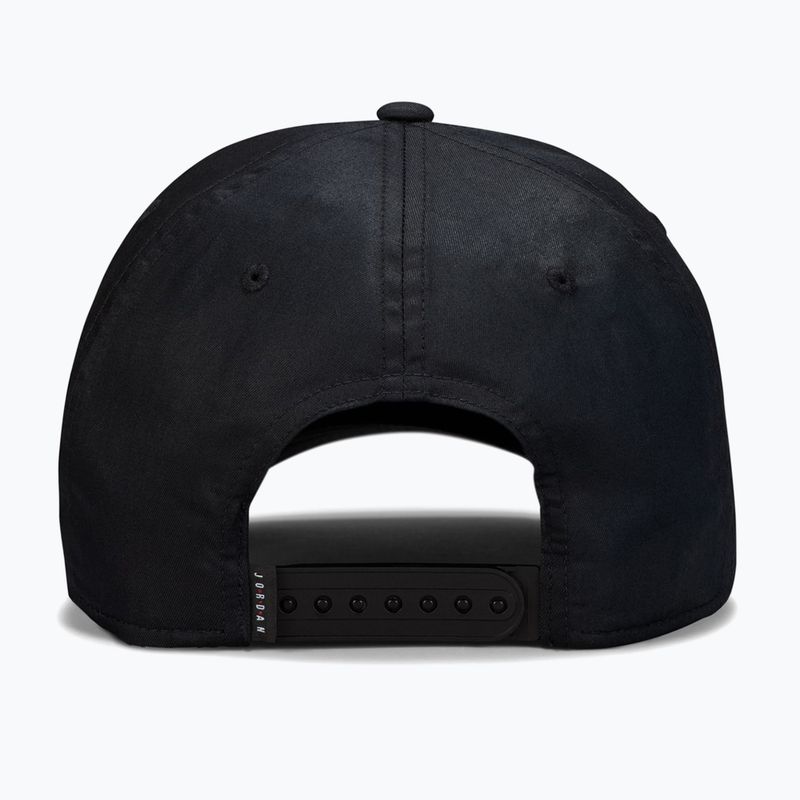 Baseball cap Jordan Rise Structured Curved-Bill black/white 6