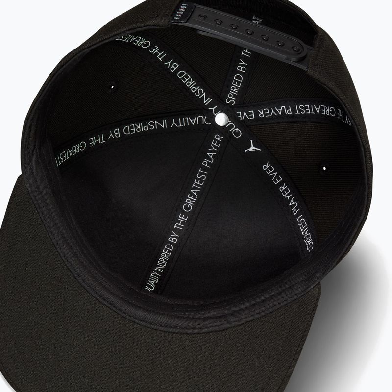 Baseball cap Jordan Rise Structured Curved-Bill black/white 7
