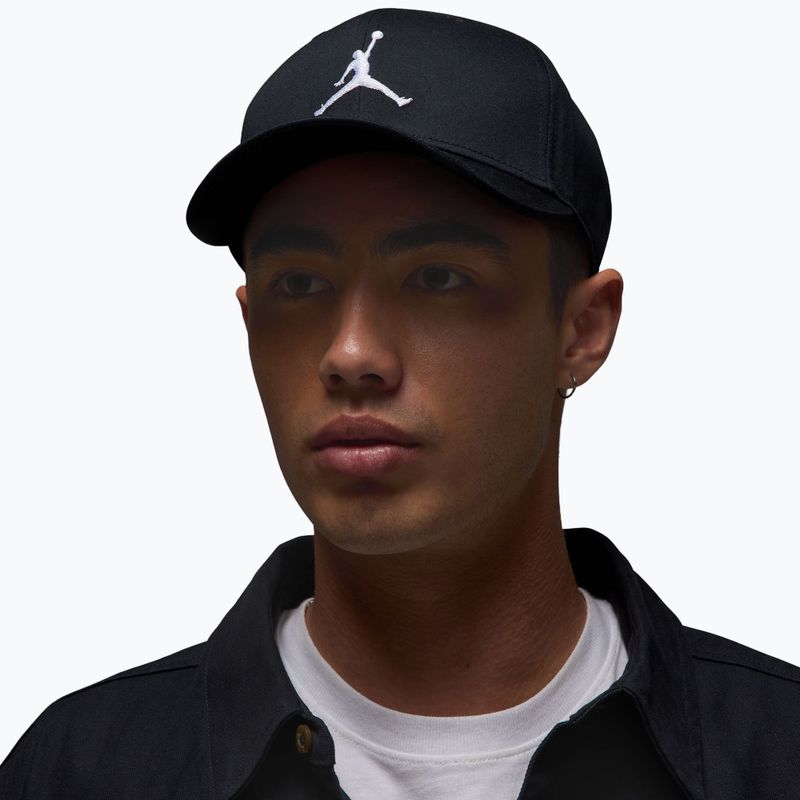 Baseball cap Jordan Rise Structured Curved-Bill black/white 8