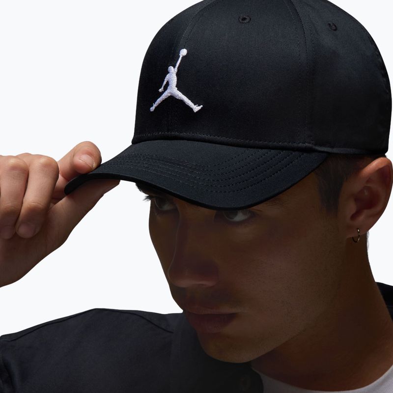 Baseball cap Jordan Rise Structured Curved-Bill black/white 10