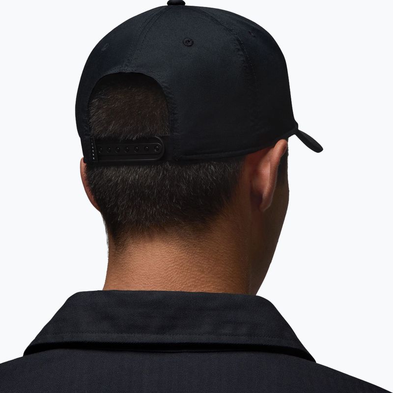 Baseball cap Jordan Rise Structured Curved-Bill black/white 11