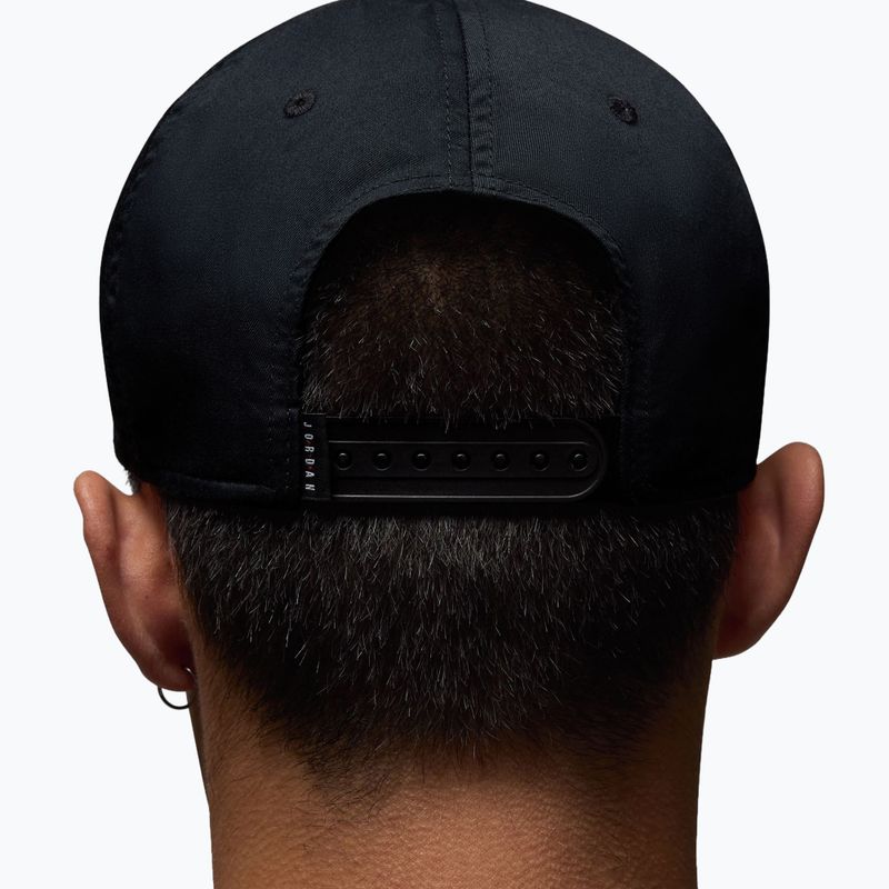 Baseball cap Nike Jordan Rise Structured Curved-Bill black/white 8