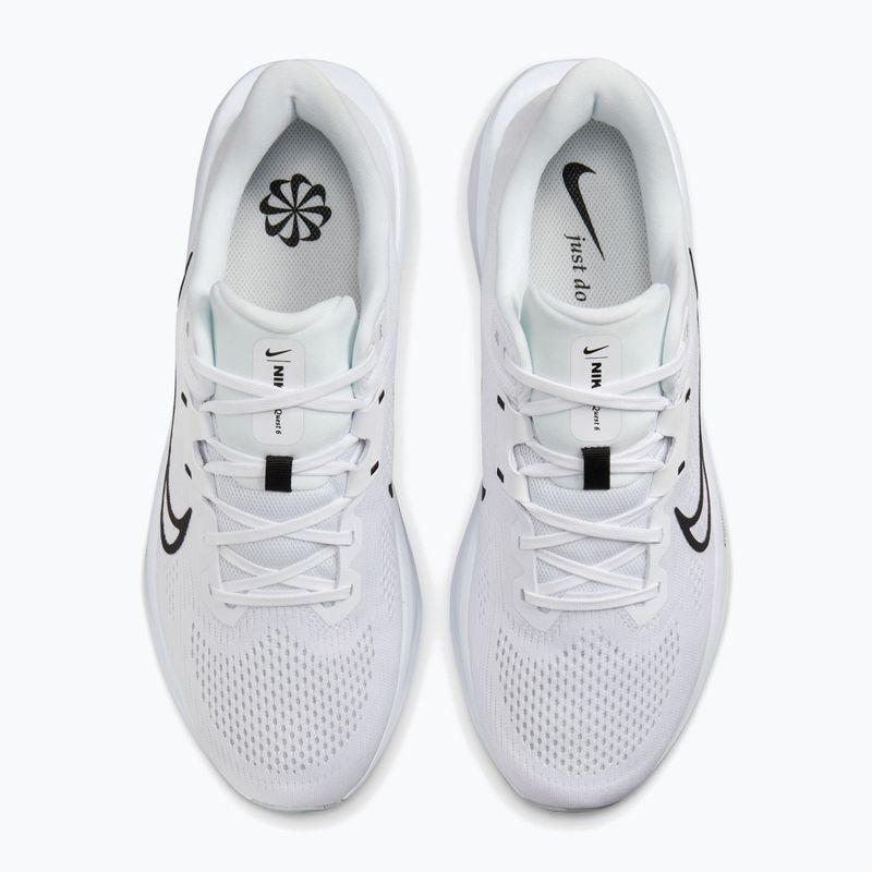 Men's running shoes Nike Quest 6 white/pure platinum/black 14