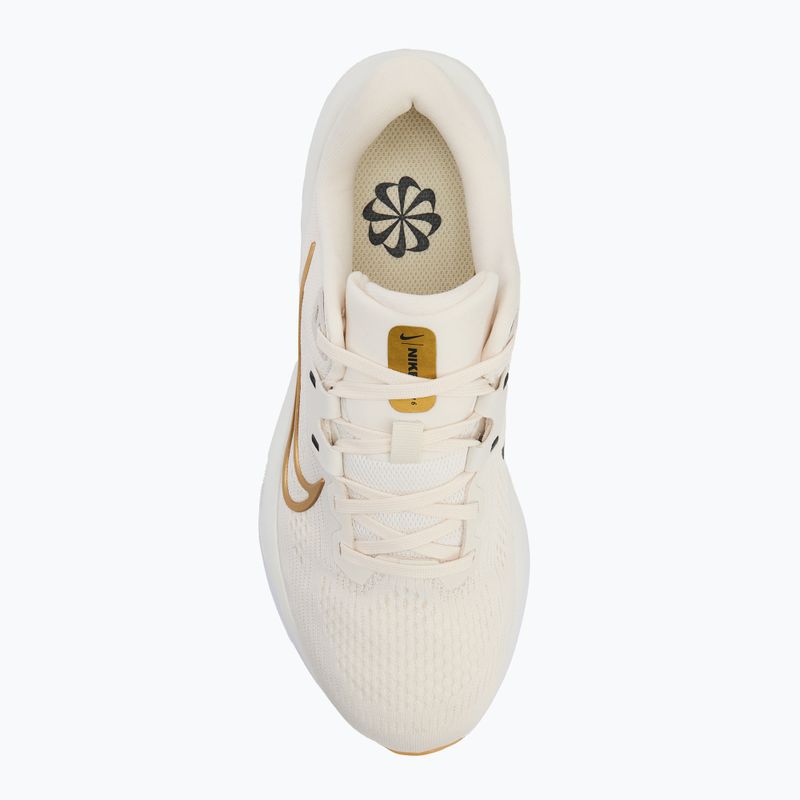 Nike Quest 6 phantom/sail/pale ivory/metallic gold women's running shoes 5