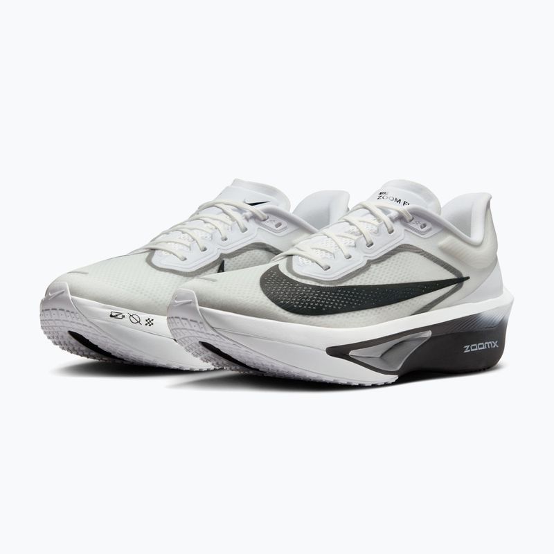 Men's running shoes Nike Zoom Fly 6 white/smoke grey/metallic silver/black 3
