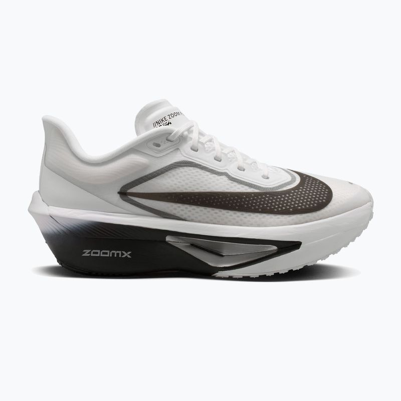 Women's running shoes Nike Zoom Fly 6 white/smoke grey/metallic silver/black