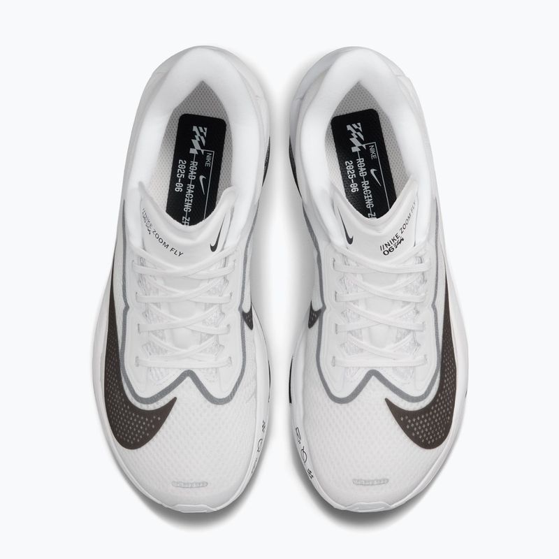 Women's running shoes Nike Zoom Fly 6 white/smoke grey/metallic silver/black 4