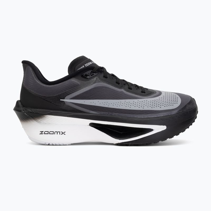 Men's running shoes Nike Zoom Fly 6 black/light smoke grey/white 2