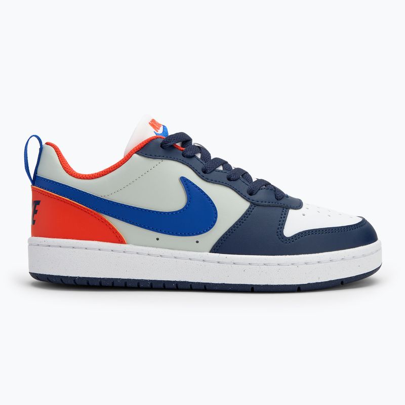 Nike Court Borough Low Recraft midnight navy/hyper royal/team orange shoes 2